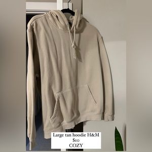 Large tan hoodie
